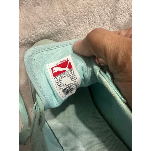 Puma Women's Size 9.5 Eco Ortholite Wedge Suede Sneakers Shoes - Picture 11 of 14